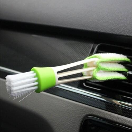 10pcs 2 In1 Car Air-Conditioner Outlet Cleaning Tool Multi-purpose Dust Brush Car Accessories Interior Multi-purpose Brush