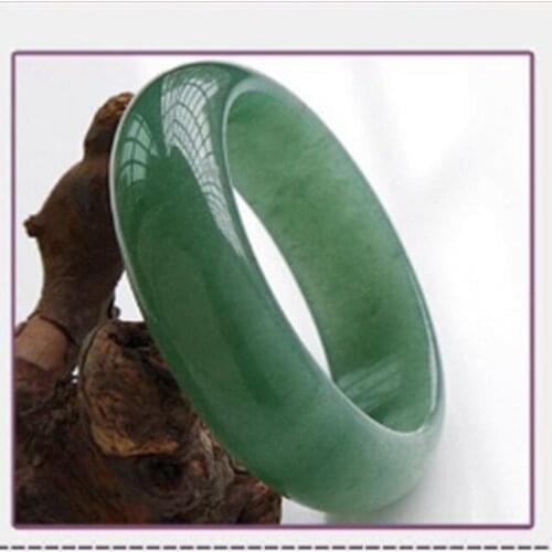 100% real Myanmar green jade bangle hand-carve jade bracelet women real jade bracelets jade jewelry jadeite jade jewelry