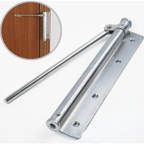 Stainless Steel Door Closers Automatic Door Closing Home-installed Spring-buffered Mute Sequencers Light-weight Simple Closers