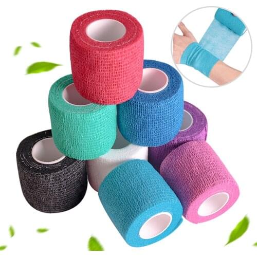 Elastic Sports Tape Medical Bandage Elastoplast Self Adhesive Tape Palm Shoulder Knee Finger Ankle Protector Fo Athletic Wrap