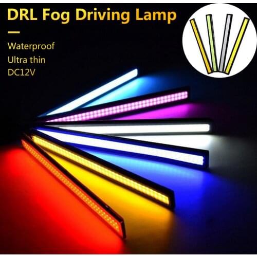 2019 Hot Sale 1PCS 17CM Car COB LED Lights DRL Fog Driving Lamp Waterproof DC12V For All Cars