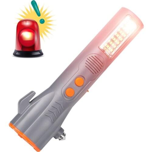 4 Mode 29 LED Multi-function Flashlight Escape Emergency Tool built-in Seat Belt Cutter Glass Window Breaker Safety Flashlight