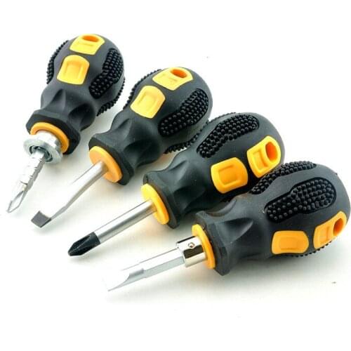 4pcs Multitool Phillips Flat Tip Torx Mini Screwdriver Cross Shaped Slotted Flat Double Head Split Screwdriver DIY Repair Tool
