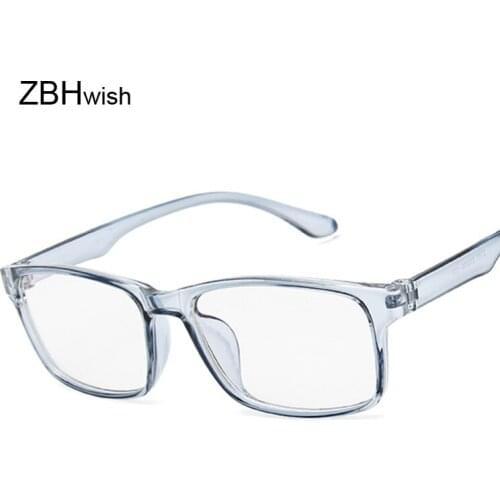 Classic Male Square Eyeglasses Frame Brand Designer Fashion Men Women Decoration Optical Glasses Clear Glasses