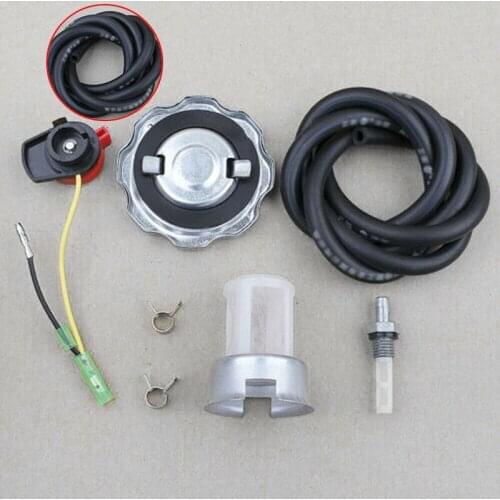 Fuel Gas Tank Cap Kits For Honda GX160 GX200 GX270 GX340 GX390 Engine Off Switch Spare Parts Fuel Gas Tank Cap Kits Dropshipping