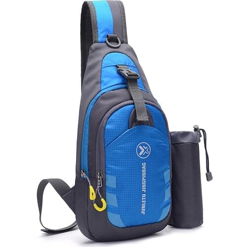 Lixada Crossbody Outdoor Camping Hiking Bags Chest Sling Pack Water Proof Shoulder Backpack for Men Women Travel Sports Gym