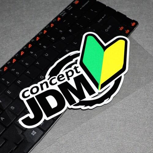 LuLuSticker #138 20x12cm Highway Rally Japan Concept JDM Reflective Car Racing Stickers and Decals Trunk Fuel Tank Stickers