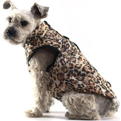 Cute Warm Dog Clothes Puppy Outfit Windproof Vest Pet Clothes For Small Dogs Winter Pets Dog Jacket Coat Padded Chihuahua Appare