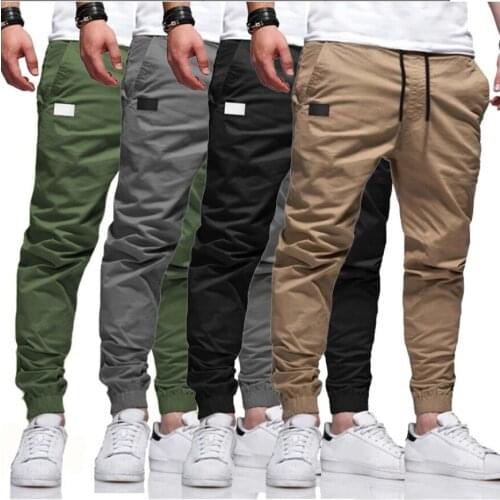 2021 New Mens Tunic Carrot Pants Black Khaki Harajuku Mens Trousers Casual Pants Sports Pants Streetwear Men