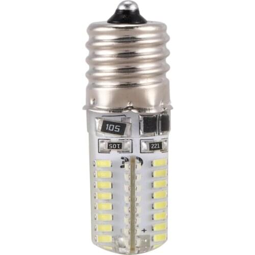 New E17 Socket 5W 64 LED Lamp Bulb 3014 SMD Light Pure White AC 110V-220V