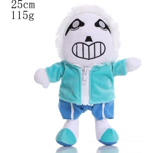 5pcs/lot 25cm Undertale Plush Toys Dolls Cartoon Undertale Sans Plush Toys Soft Stuffed Toys for Children Christmas Gifts