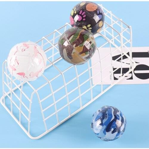 Cat Dog TPR Rubber Pet Toy Ball Cat Toy Interactive Fun Educational Toy Funny Cat Pet Supplies Fun Pet Training Toy Bell Ball