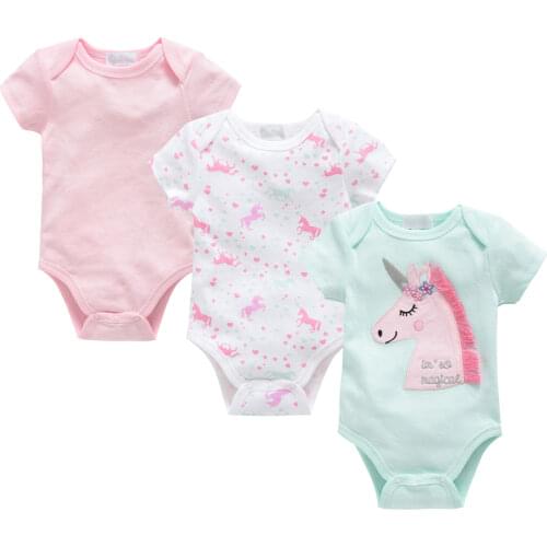 Tongtongdulaimei Bodysuit With Short Sleeves For Babies