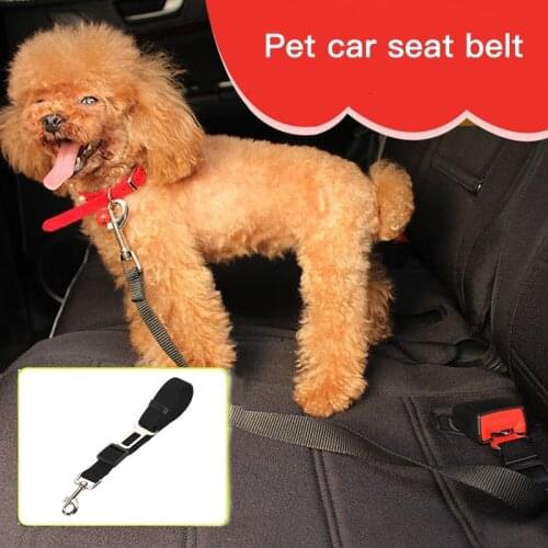 Universal Practical Pet Products Cat Dog Safety Adjustable Car Seat Belt Harness Leash Puppy Seat-belt Travel Clip Strap Leads