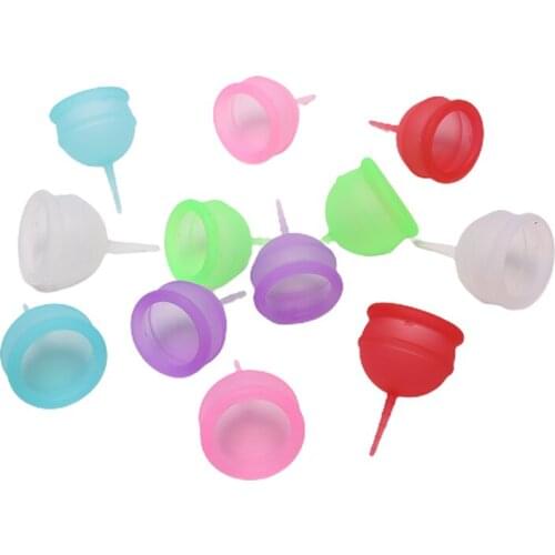 High Quality Silicone Menstrual Cup Feminine Hygiene Lady Cup Prevent Side Leakage Period Cup Collector Menstrual Vigin Care
