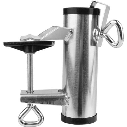 Chair Clamp Steel Clips Universal Portable Outdoor Yard Convenient Summer Durable Strong Patio Umbrella Parasol Bracket Holder
