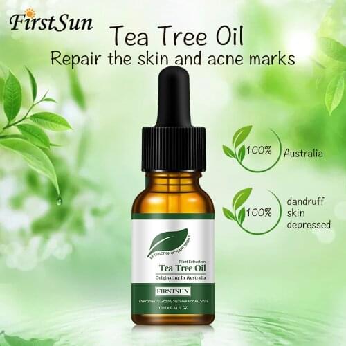 1/2/3Pc Tea Tree Oil Pure Essential Oil Organic Moisturizing Massage Oil Anti-wrinkle Removal Acne Shrink Pores Repair Skin Care