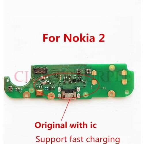 1x Original USB Charging Port Dock Connector Flex Cable for Nokia 2 Replacement Parts