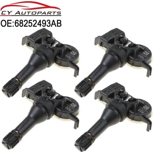 4PCS New Tire Pressure Sensor For 2014-2021 Jeep Renegade TPMS 433MHz 68252493AB