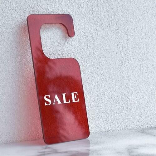 Shelf Acrylic Sales Letters Hanger Plate