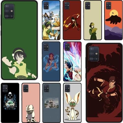 Avatar The Last Airbender Shockproof Case For Samsung A51 A71 A21S Bag Fundas Black Cover For Samusng A01 A11 A31 A41 M31 Shell