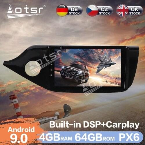 Aotsr Android 9.0 4+64G Car Radio Player GPS Navigation DSP Car Auto Stereo Video HD Multimedia Player For KIA CEED 2012 - 2016