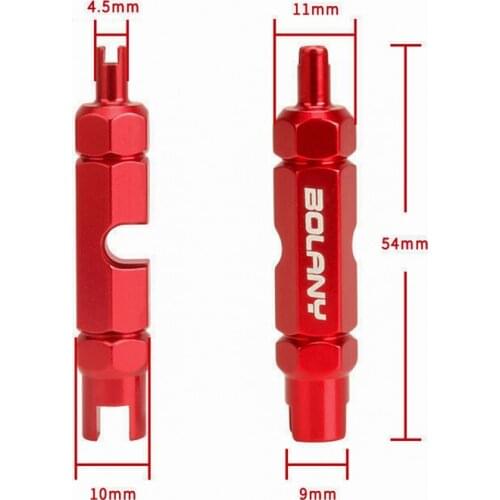 1 Piece Bicycle Nozzle Spool Tool Bicycle Tire Repair Kit Double Head Wrench Multifunctional Portable Disassembly Wrench