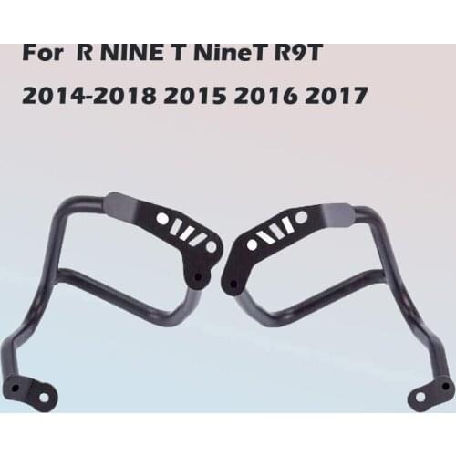 Motorcycle Black Engine Guard Crash Bar Protector Bumper for Bmw R NINE T NineT R9T 2014-2018 2015 2016 2017 Standard