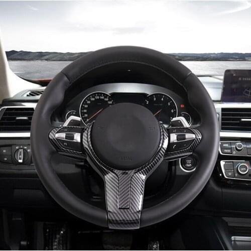 ABS carbon steering wheel trim for BMW 550D 328M M sport steering wheel upgrade for BMW F10 F20 F30 F32 F34 F48 F25 F26
