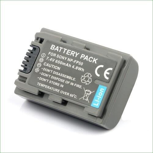 LANFULANG NP-FP50 NP FP50 P Series Actiforce Hybrid InfoLithium Battery for Sony Camcorders DCR-DVD605 DCR-DVD653 DVD703 DVD705
