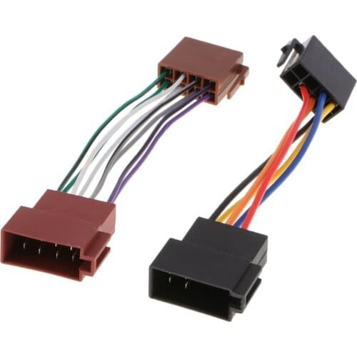 ISO Car Radio Wire Cable Wiring Harness Stereo Adapter Connector for VW Good Qaulity and Fast For Shipping
