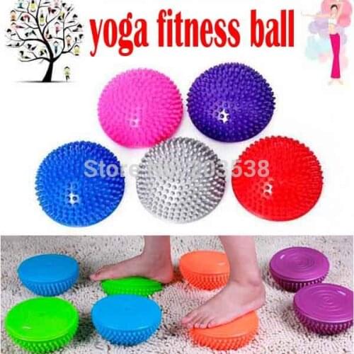 Yoga Fitness Ball Massage Half Ball Stability Gymnastic Exercise Yoga/Gym Fitness Pilates Ball Weight Ball 250kg Anti Burst