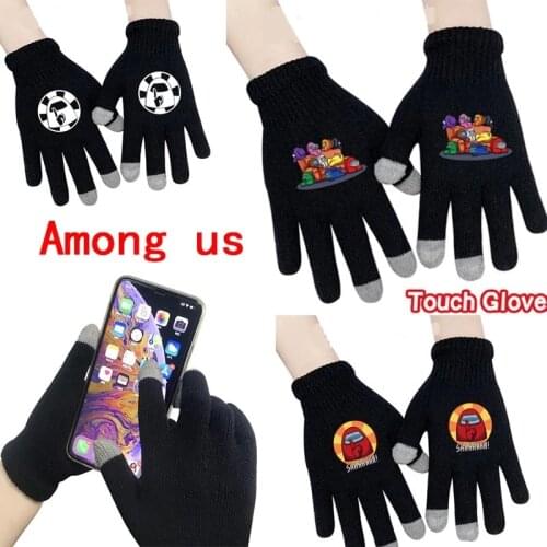 NEW Hot Game Among Us Knitted glove Model Among Us Game Keep Warm glove gift toys