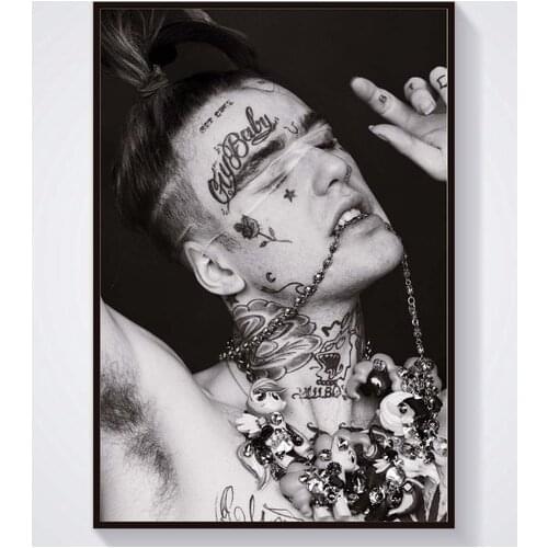 Lil Peep Pop Singer Posters And Prints Wall Art Canvas Pictures Painting Hot Modern Style Wall Paintings For Bedrooms Cuadros