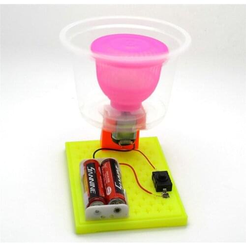 Self-made Spin Dryer Easy To Assembly Production Invention Materials ABS Spin Dryer Model Experimental Equipment Science Toys