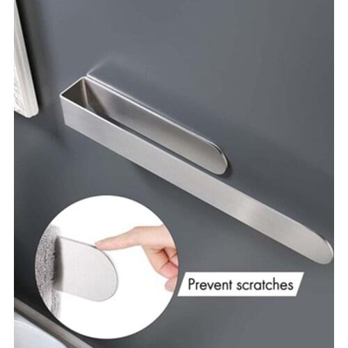 Classic Minimalist Style Stainless Steel Towel Rack Bathroom Storage Rack Wall-mounted Towel Bar Waterproof Storage Rack