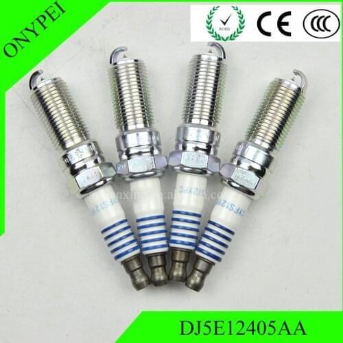 DJ5E12405AA CYFS12YPC Spark Plug Fit Land Rover Discovery Sport LR2 Range Rover Evoque 2.0 LR025605 ILTR6G8G 96621 DJ5E-12405-AA