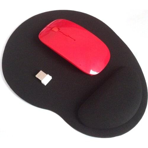 High Quality Promotion 2.4 GHz Wireless USB Optical Mouse & Mouse Pad SET For Computer Laptop Mouse