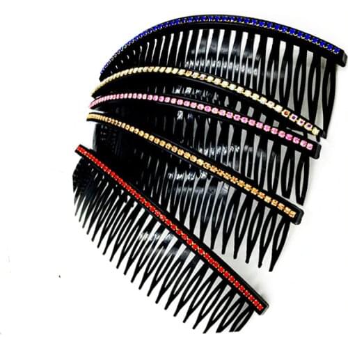 New Fashion Hair Combs Accessories Pearl Beaded Crystal Hairpin Flower Hair Pin Stick Wedding Headwear Jewelry Headwear