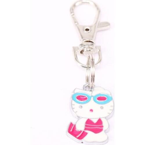1Pcs Cat Charm Keychain For Keys Car Key Ring Souvenir Gifts Couple Handbag Jewelry Accessories KC41