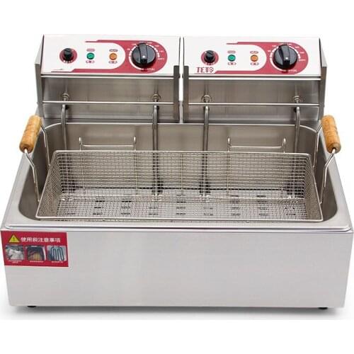 20L long Basket Electric Potato Chips Fryer Machine Potato frying Machine