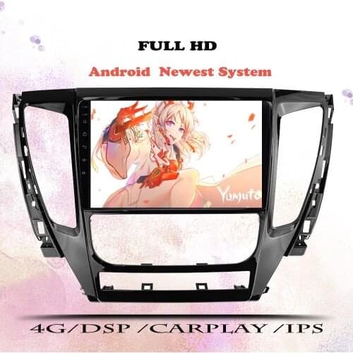 Android 10.0 No 2din 2 din dvd For Mitsubishi Pajero Sport 3 2016 - 2018 Car Radio Multimedia Video Player Navigation stereo GPS