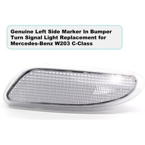 Car Styling Left Right Side Marker In Bumper Turn Signal Light Accessories for Mercedes-Benz W203 C-Class 2038200721,2038200821