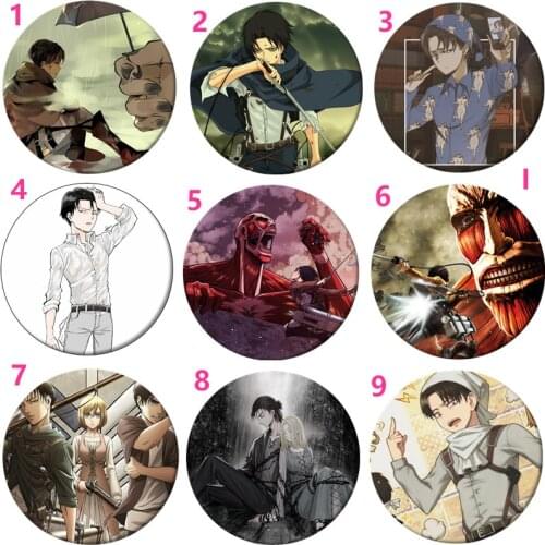 Anime Attack on Titan Brooch girls Cosplay Badges For Clothes Backpack Decoration Pin Jewelry B033