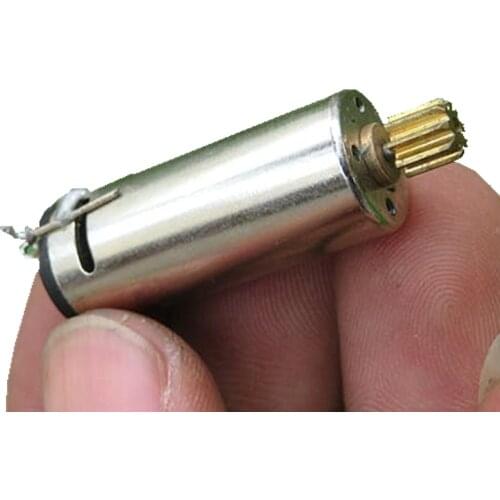 DC 3V High-speed DC Carbon Brush N60 Motor with Metal Gears, Stainless Steel Casing, Output Shaft Dia 1.5mm, 0.35A, 17500 RPM