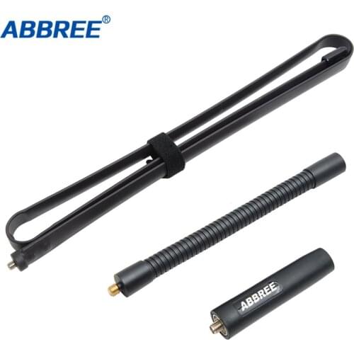 Gooseneck Tactical Foldable Antenna Dual Band 144/430Mhz SMA-Female Antenna for Baofeng UV-5R UV-82 Two Way Radio Walkie Talkie