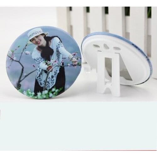 100 sets DIY Custom made personalized 75MM photo frame