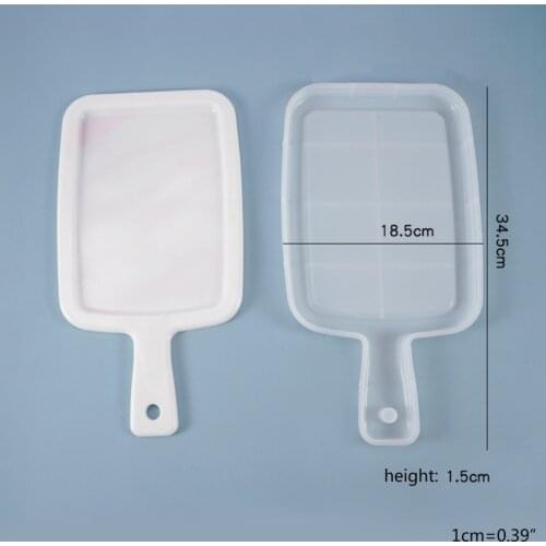 Crystal Epoxy Resin Mold Tray Plate Casting Silicone Mould DIY Craft Making Tool