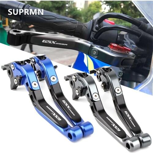 Suitable for Suzuki GSX250 GW250 DL250 GSX250R modified brake horns GSX250 GW250 DL250 GSX250R clutch handle lever windshield
