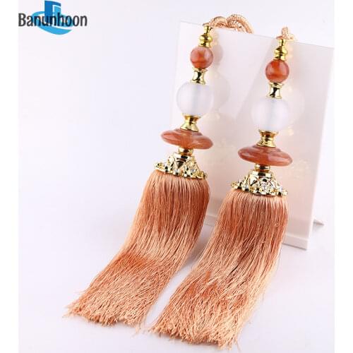 Embrasse Rideaux Fashion High Quality Jade Ball Curtains Tassels Tie Curtain Accesseries Decoration Hanging Lob Tying For Home